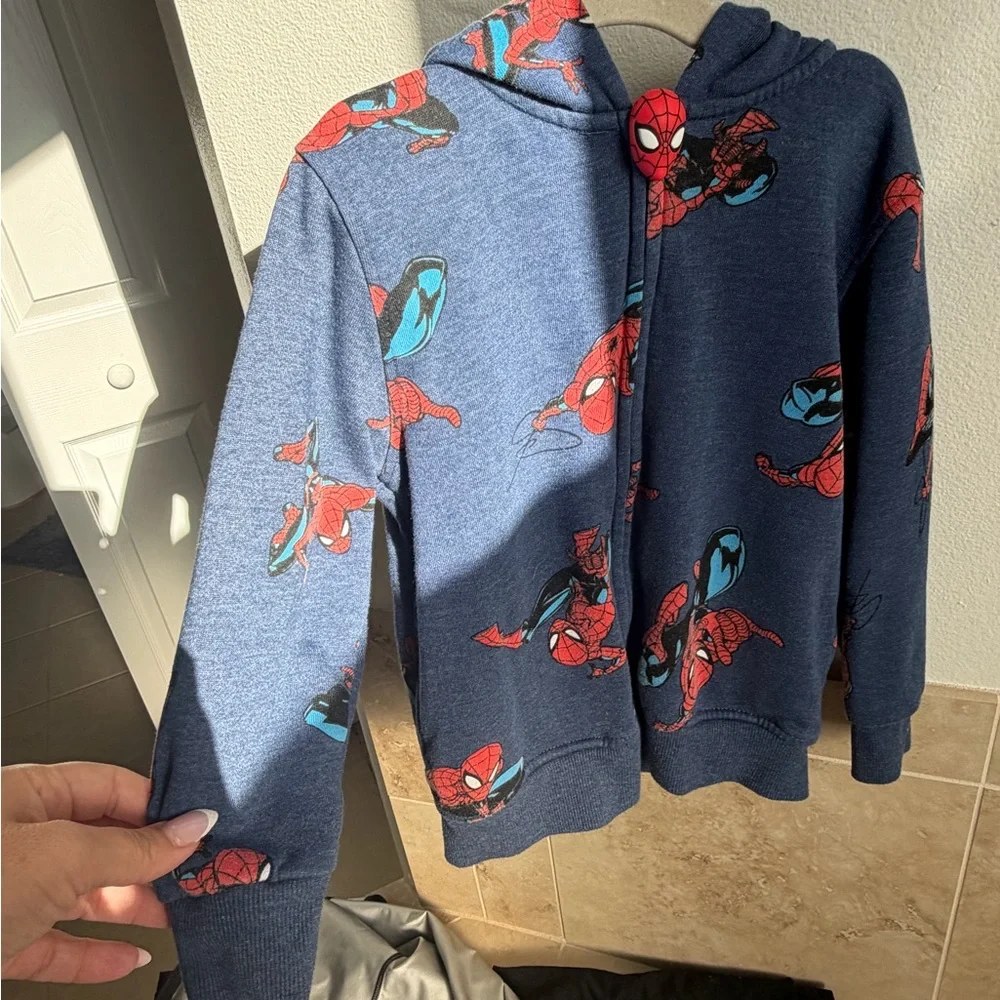 Kids' Cartoon Character Hoodies - Light Blue and Navy - Picture 9 of 14